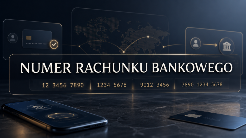 Numer rachunku bankowego z zaznaczonymi elementami struktury NRB